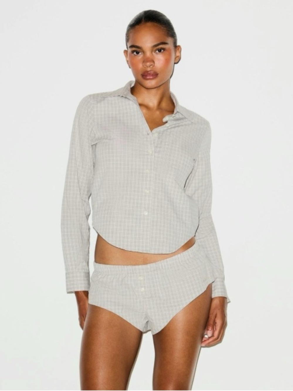 SKIMS Cotton Poplin Sleep Set 2X